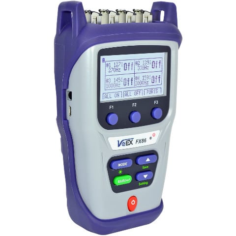 VeEX FX86 – Die vielseitige CWDM-Laserquelle für präzise Glasfaser-Messtechnik – Bild 4