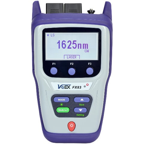 VeEX FX83 – Die vielseitige optische Lichtquelle für präzise Glasfaser-Tests