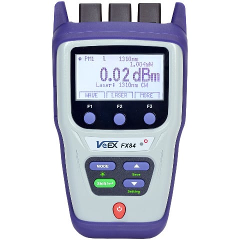 Optical Loss Test Set – Kompaktes Glasfaser-Messgerät mit integriertem Leistungsmesser und Lichtquelle für präzise Verlustmessungen und effiziente Glasfaserinstallationen