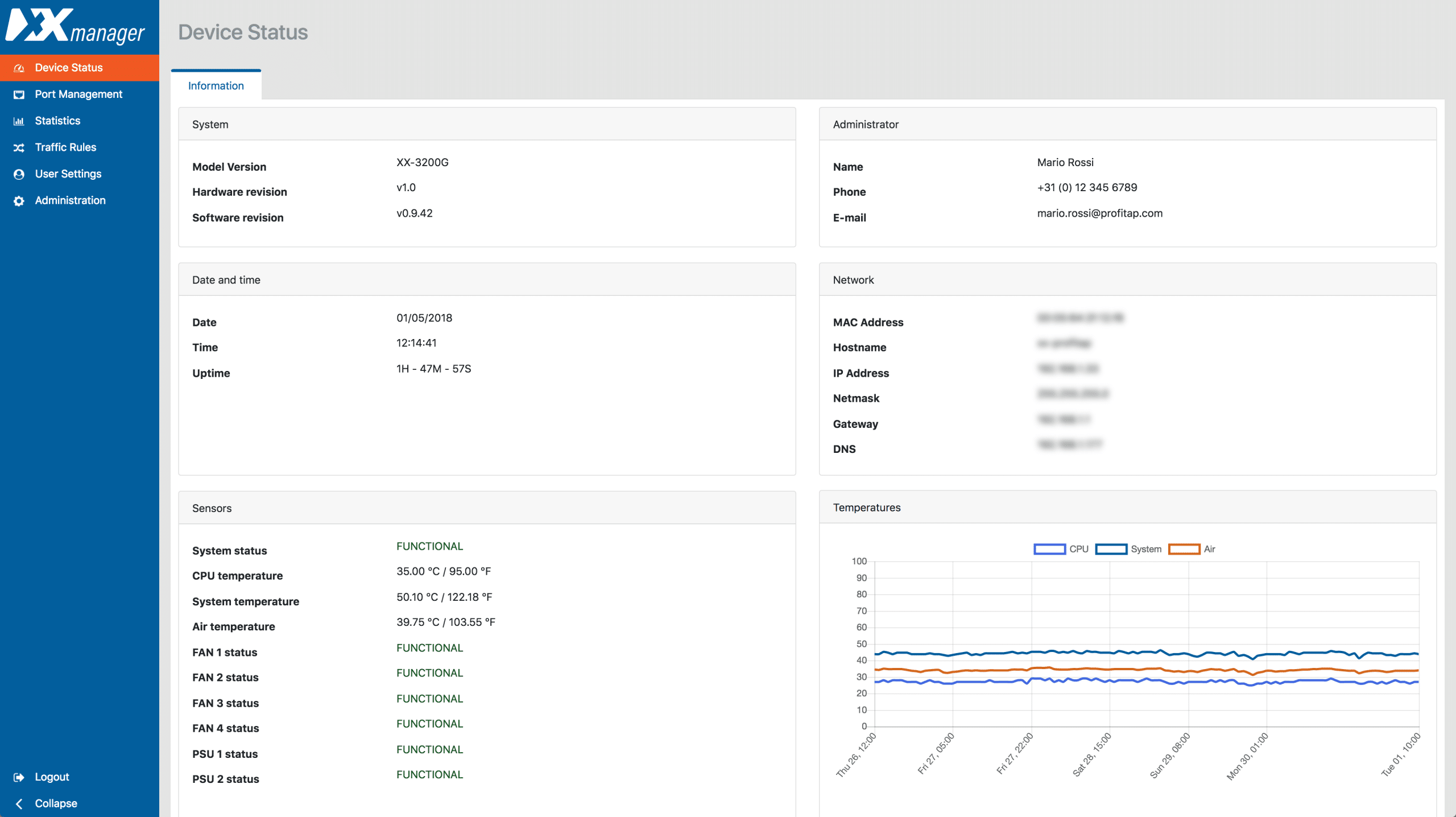 Network Packet Broker XX-2800G – Bild 4