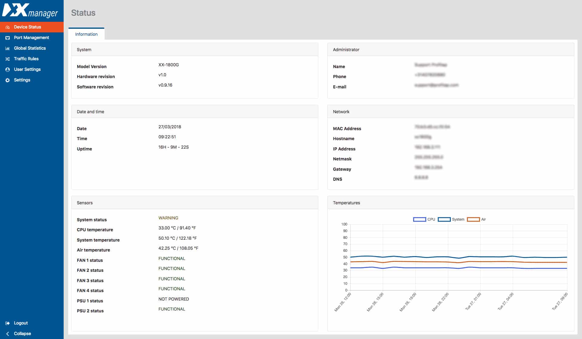 Network Packet Broker XX-1800G – Bild 3