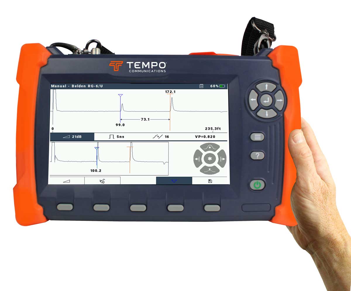 CS90/TV90E CableScout Koaxialkabel-TDR – Bild 2