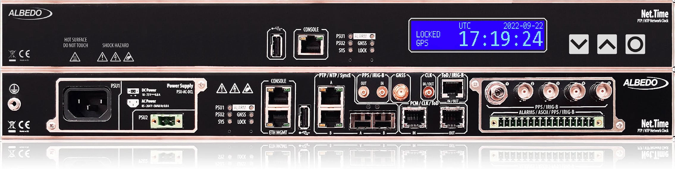 Net.Time Ω - PTP / NTP Network Clock